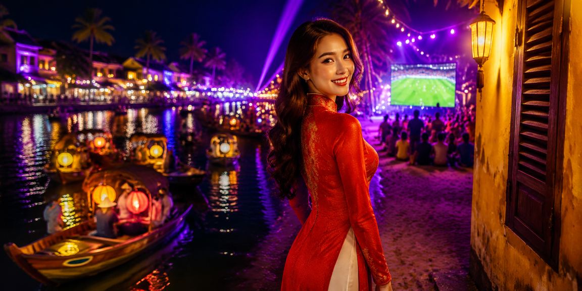 Người chơi tham gia cược thể thao trực tuyến tại Hội An